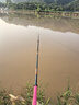 Tab加厚折疊EVA魚(yú)護包防水手提袋多功能輕便漁具魚(yú)獲袋大容量收納包 升級款帶側兜帶背帶【黑色48#】 曬單實(shí)拍圖