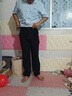HLA海瀾之家休閑褲男25輕商務(wù)時尚系列四面彈力褲子男HKCAW1J040A 曬單實拍圖