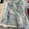 Levi's李維斯25春夏新款女士時(shí)尚休閑修身顯瘦淺色ins牛仔連衣裙 淺藍(lán)色 L 曬單實(shí)拍圖