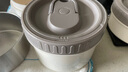 樂扣樂扣飯盒上班族帶飯餐盒316不銹鋼碗帶蓋便攜便當盒食堂打飯單層湯盒 曬單實拍圖
