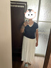麥檬五好神裙MM白色蛋糕花苞月光半身裙商場同款25夏新5994140703 仙女裙-本白色5994140703-1 M 曬單實拍圖