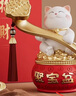 禾笙堂稱心如意招財(cái)貓聚寶盆擺件新中式客廳玄關(guān)前臺(tái)開業(yè)喬遷送禮裝飾品 曬單實(shí)拍圖