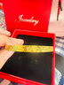 御龍鏡碎碎冰櫻花黃金手鐲女 999足金爆閃時(shí)尚紫荊花金手環(huán)送女友禮物 60圈號(hào) 金約8.8g 克重多退少補(bǔ) 曬單實(shí)拍圖