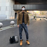 JEEP SPIRIT吉普牛仔褲男2025秋季潮牌休閑褲寬松彈力小腳褲子男 藍灰 32 曬單實拍圖