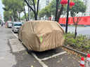 平安鹿適用本田HR-V繽智皓影CR-V冠道艾力紳牛津布防曬防雨車(chē)衣全車(chē)罩 【巖砂棕】420D高密度牛津布+贈送收納袋 【本田繽智】納米級加厚專(zhuān)用車(chē)衣 曬單實(shí)拍圖
