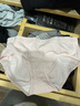 貓人【首次免洗即穿】女士內(nèi)褲女純棉抑菌中腰無痕大碼少女三角褲 XL 曬單實拍圖