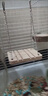 曇蓓漫倉鼠玩具秋千金絲熊造景木制解悶自嗨吊床懸掛站臺倉鼠籠家具實木 倉鼠吊鏈秋千【1個 約9×7CM】 曬單實拍圖