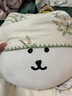 名創(chuàng)優(yōu)品（MINISO）自嘲熊和朋友們系列頭型抱枕自嘲熊靠枕室內(nèi)午休枕頭毛絨玩偶 曬單實(shí)拍圖