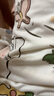 百思絨馬拉松跑步套裝夏季速干訓(xùn)練服女短袖 藕紫上衣+灰咖紫短褲 M 曬單實(shí)拍圖