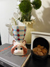 CONGSTUDIO限定手作可愛(ài)貓咪手工陶瓷杯酒杯咖啡杯創(chuàng)意卡通少女生日禮物 編織「奶芙」 曬單實(shí)拍圖