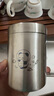 onlycook316不銹鋼杯杯子 帶蓋牛奶杯兒童寶寶杯早餐水杯 熊貓300ml 曬單實拍圖