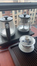 FUNORK全自動上水電熱水壺 茶臺燒水壺家用辦公一體機茶桌茶幾嵌入式茶具電茶爐套裝 RY-10鈦灰色蒸茶款 曬單實拍圖