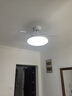 歐普（OPPLE）風扇燈吊扇燈24瓦LED照明低噪音餐廳臥室吊燈燈具包安裝 冰風白 曬單實拍圖