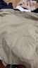 GXG男裝 2024年夏季潮流撞色印花寬松短袖男 黑色 180/XL 曬單實拍圖
