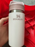 STANLEY咖啡杯保溫杯不銹鋼水杯美式外帶便攜咖啡杯迷你354毫升-晶粉色 曬單實拍圖