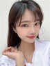 唯一（Winy）莫桑鉆999純銀耳釘送女友生日七夕情人節(jié)禮物女顯氣質(zhì)小眾耳環(huán)飾 曬單實(shí)拍圖