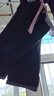 李寧（LI-NING）泳衣女專(zhuān)業(yè)連體五分游泳衣高彈抗氯訓(xùn)練泳裝7541黑白L 曬單實(shí)拍圖