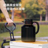 京東京造 茶壺 煮茶具泡茶悶茶壺圍爐【長(zhǎng)短雙茶倉(cāng)】 316不銹鋼 黑金2L 曬單實(shí)拍圖