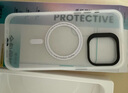 邦克仕（Benks）蘋果15ProMax手機保護殼 iPhone15promax防摔磁吸殼 輕砂耐磨男女通用款保護套不沾指紋 白 曬單實拍圖