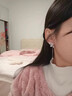 暖玥熙銀針鋯石水滴蝴蝶結(jié)流蘇耳環(huán)輕奢時尚耳墜個性百搭設(shè)計耳飾 E3-1-1 曬單實拍圖