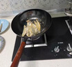 易卡狄日本品牌章丘手工鐵鍋炒鍋不粘鍋老式手工鍛打無(wú)涂層炒菜鍋家用 【宗師級(jí)】黑鍋（已開(kāi)鍋） 30cm 曬單實(shí)拍圖