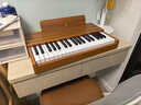 西德?tīng)枺ㄋ投Y有面）電鋼琴木質(zhì)電子小鋼琴數碼智能兒童啟蒙玩具禮物 37鍵木質(zhì)小鋼琴-原木色 曬單實(shí)拍圖