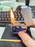 ZORRO佐羅朗聲打火機側(cè)滑鋼音巴黎釘星空七夕情人節(jié)生日禮物送男朋友 曬單實拍圖