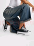 匡威（Converse）新款女鞋Lift潮流厚底高幫運(yùn)動(dòng)休閑帆布鞋560845C厚底鞋小白鞋 A15490C 36 曬單實(shí)拍圖