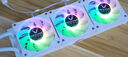 瓦爾基里（VALKYRIE）B360-GT-W VK 一體式CPU水冷散熱器 3.95吋IPS液晶屏 多平臺支持 ARGB光效 一線通風扇 曬單實拍圖