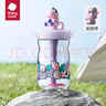 babycare兒童水杯吸管杯大寶寶直飲杯幼兒園水壺500ml維卡紫上學(xué)專用 曬單實(shí)拍圖