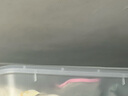 禧天龍塑料衣物收納箱雜物整理箱110L 透明色  2個(gè)裝 帶輪 曬單實(shí)拍圖