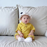 G.DUCKKIDS小黃鴨童裝寶寶周歲禮服嬰兒衣服夏季抓周百天滿(mǎn)月服中國風(fēng)外出服 黃色asqqcoc 66cm 66尺碼建議3-6個(gè)月cm 曬單實(shí)拍圖