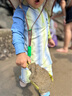 Kocotreekk樹兒童泳衣原紗防曬游泳衣男童分體女童長袖寶寶泳裝三件套 曬單實(shí)拍圖