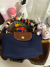 瓏驤（longchamp）瓏驤（LONGCHAMP） LE PLIAGE 手提包 34175089P68 藍色七夕 曬單實拍圖