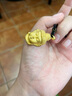 老廟黃金（Lao Miao）佛頭實(shí)心吊墜男女如來(lái)佛像永保平安掛墜金包銀項鏈墜 (不帶掛繩禮盒實(shí)心30克仿黃金佛 曬單實(shí)拍圖