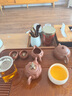 金鑲玉茶杯主人杯 茶具白陶瓷汝窯可養(yǎng)開片送禮品物盒  白汝羅漢杯 曬單實(shí)拍圖