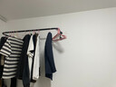空夢女裝店上墻服裝展示架壁掛式不銹鋼童裝專用掛衣桿側(cè)掛衣服架 黑色側(cè)掛支架長1米離墻25 標配 曬單實拍圖