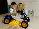 AULDEY兒童電動(dòng)四輪卡丁車(chē)1-8歲平衡車(chē)四輪小孩禮物可坐帶遙控免安裝 天空藍(lán)雙驅(qū)超大電瓶藍(lán)牙音樂(lè)遙控 曬單實(shí)拍圖