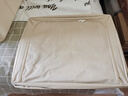 登比布藝收納箱衣服棉被整理箱玩具衣物儲(chǔ)物箱百納箱 米色66L2只裝 曬單實(shí)拍圖