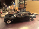 京商 京商 1:18  勞斯萊斯幻影 雙色加長版四門加長 汽車模型合金車模 幻影 黑色金腰線 曬單實拍圖