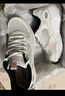 斯凱奇（Skechers）女鞋馬卡龍色系老爹鞋時(shí)尚潮流舒適運(yùn)動(dòng)休閑鞋 NTLP自然/粉 37.5 曬單實(shí)拍圖