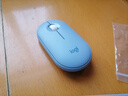 羅技（Logitech）時尚系列 PEBBLE 2 COMBO鍵鼠套裝 無線鍵鼠套裝 雙模連接 自定義按鍵 三臺設(shè)備配對 品月藍(lán) 曬單實(shí)拍圖