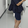 啄木鳥牛仔四分短褲女2025新款夏薄款寬松外穿a字闊腿褲高腰顯瘦五分褲 2023K308#-藍色牛仔短褲2024 2XL 建議125-138斤 曬單實拍圖