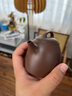 紫來(lái)順宜興紫泥紫砂壺名家正品純?nèi)止で貦?quán)壺高檔泡茶壺送領(lǐng)導(dǎo)禮品茶具 紫泥秦權(quán)壺 170ml 曬單實(shí)拍圖