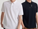 卡賓男裝印花刺繡Polo衫夏翻領短袖T恤通勤上衣 曬單實拍圖