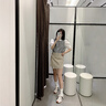 AI真皮德訓(xùn)鞋女2025夏季新款厚底內(nèi)增高女鞋爆款百搭軟底運動休閑鞋 米黑 36 曬單實拍圖