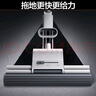 大衛(wèi)膠棉拖把38cm海綿頭桿長(zhǎng)132cm2頭M12巨無霸滾輪式大號(hào)膠棉拖 曬單實(shí)拍圖