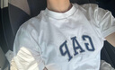 Gap男女裝2025春季新款純棉字母logo短袖T恤常規(guī)上衣美版570044 白色 S 美碼 M亞洲碼175/92A 曬單實拍圖
