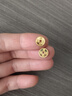 中銀鑫行黃金吊墜足金999五帝幣手鏈轉(zhuǎn)運(yùn)珠金錢(qián)幣DIY編繩手串手繩 順治通寶（克重多退少補(bǔ)） 約0.5g 曬單實(shí)拍圖