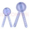 SMVP關(guān)節(jié)活動(dòng)度測量尺醫(yī)用康復(fù)測量儀肢體膝蓋量角器骨科膝關(guān)節(jié)角度尺 【12英寸360°透明藍(lán)大號】 柔韌不變形·精準(zhǔn)測量 曬單實(shí)拍圖